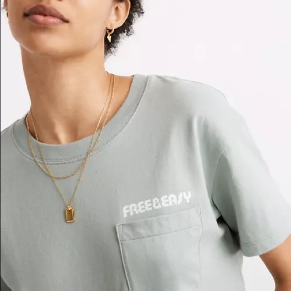Madewell x Free & Easy Sunset Graphic Easy Crop Tee - Picture 2 of 16